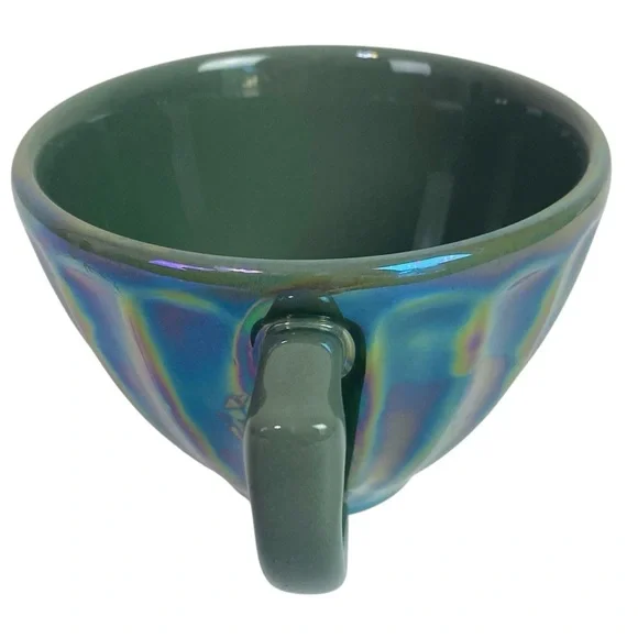 Anthropologie Luster Latte Iridescent Tea Mug - Picture 3 of 7